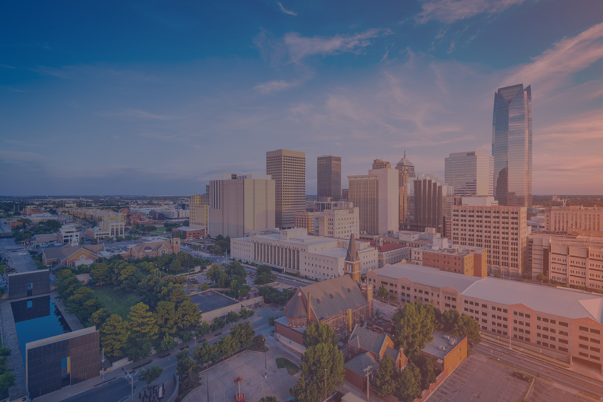 Downtown Oklahoma Cityscape